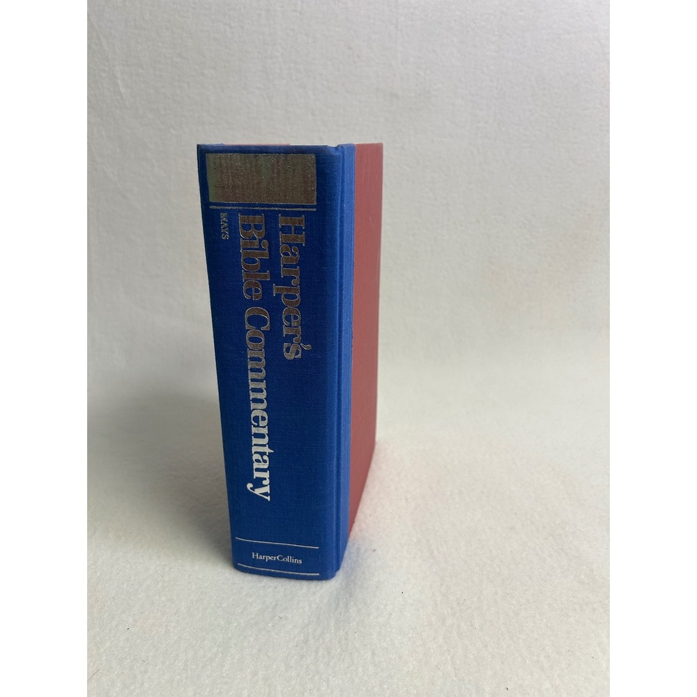 Theology HarperCollins Harper's Bible Commentary Blue Red Hardcover Reference